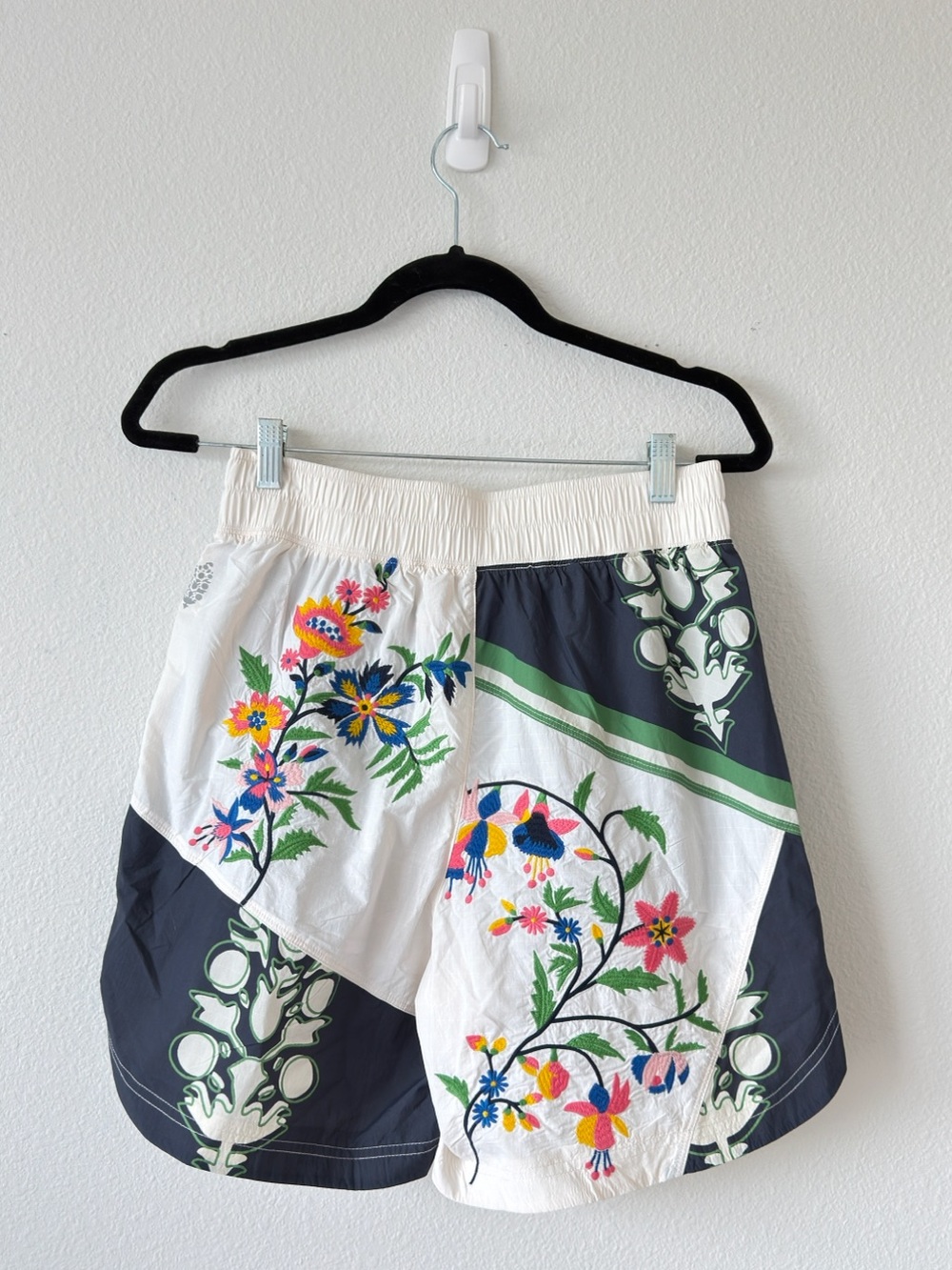 FP Movement by Free People White Floral-Print Athletic Shorts - Picture 5 of 6